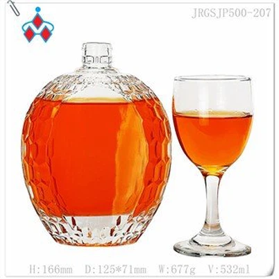 হুইস্কি কাচের বোতল